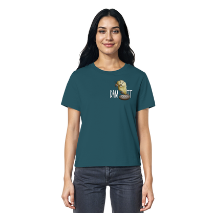 Dam It Verdammt Lustiger Biber - Ladies Organic Shirt