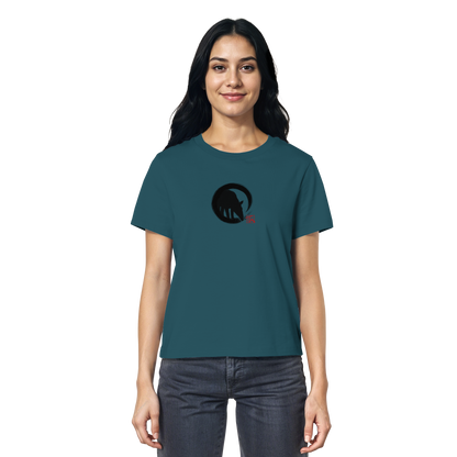 Zen Tapir im japanischen Enso Kreis - Ladies Organic Shirt