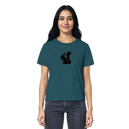 Eichhörnchen Silhouette - Ladies Organic Shirt