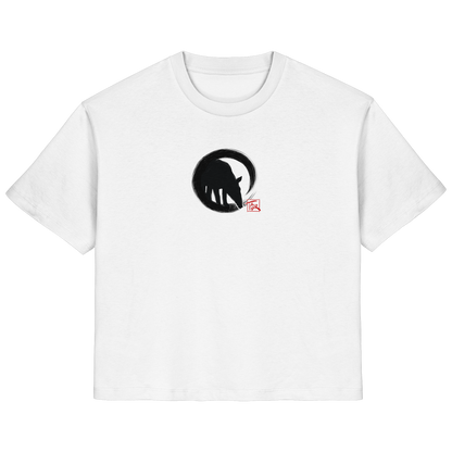Zen Tapir im japanischen Enso Kreis - Ladies Organic Shirt