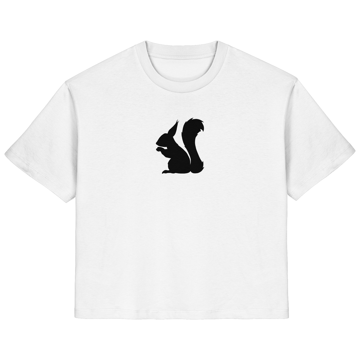 Eichhörnchen Silhouette - Ladies Organic Shirt