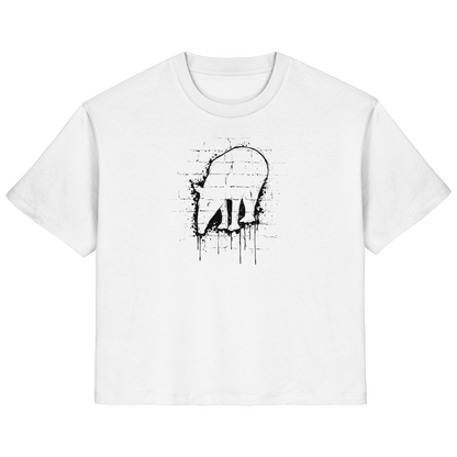 Urban Street Art Tapir Silhouette - Ladies Organic Shirt