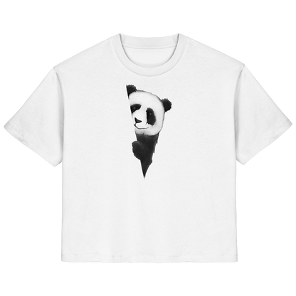 Panda Bär Illustration - Ladies Organic Shirt