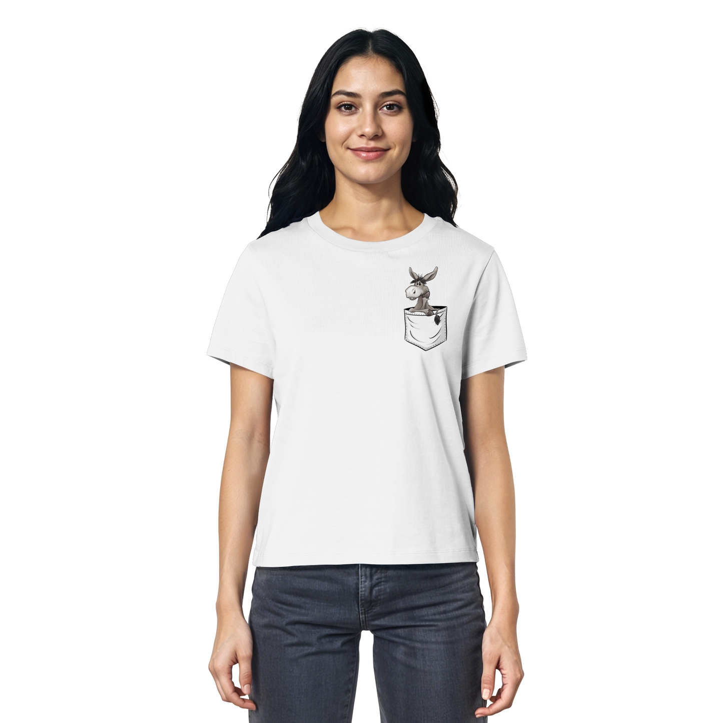 Bockiger Esel in Deiner Tasche - Ladies Organic Shirt
