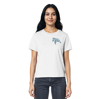 Lässig lustige Wasserschildkröte - Ladies Organic Shirt