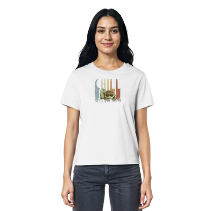 Gechillt gemütliche Schildkröte - Ladies Organic Shirt