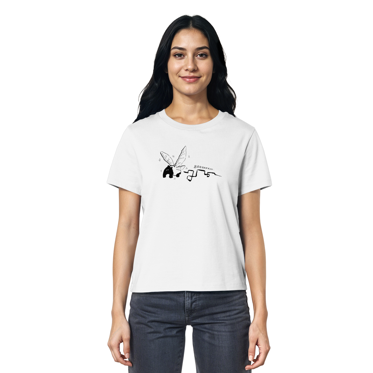zauberhaft flatternde Tapir Fee - Ladies Organic Shirt