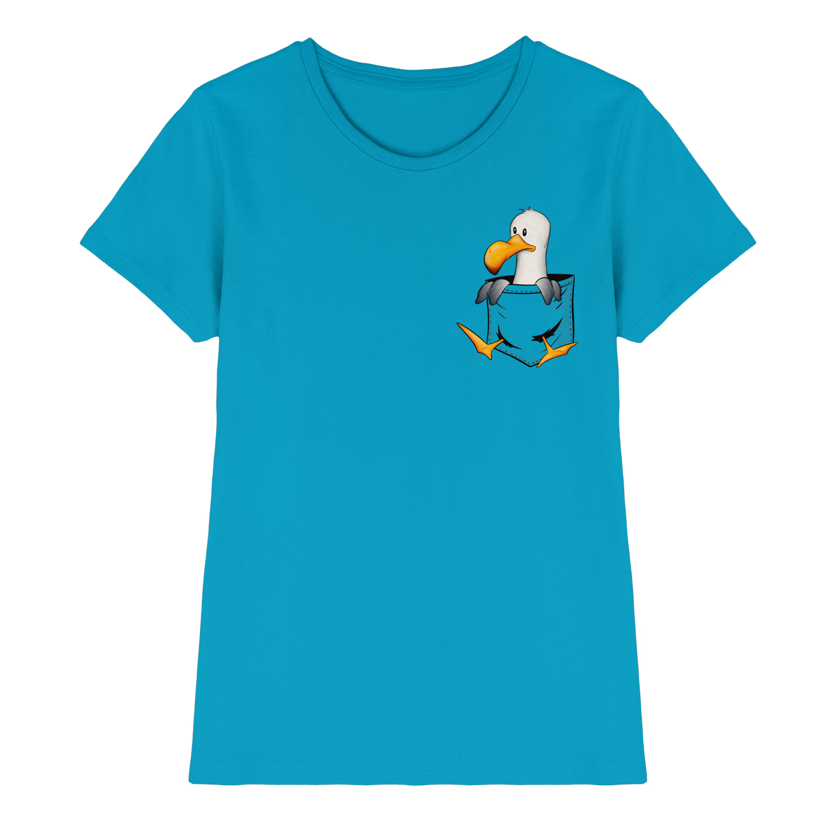 Kleine Möwe In Deiner Tasche - Ladies Premium Shirt