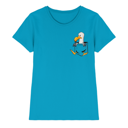 Kleine Möwe In Deiner Tasche - Ladies Premium Shirt