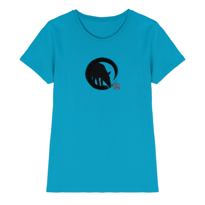 Zen Tapir im japanischen Enso Kreis - Ladies Premium Shirt