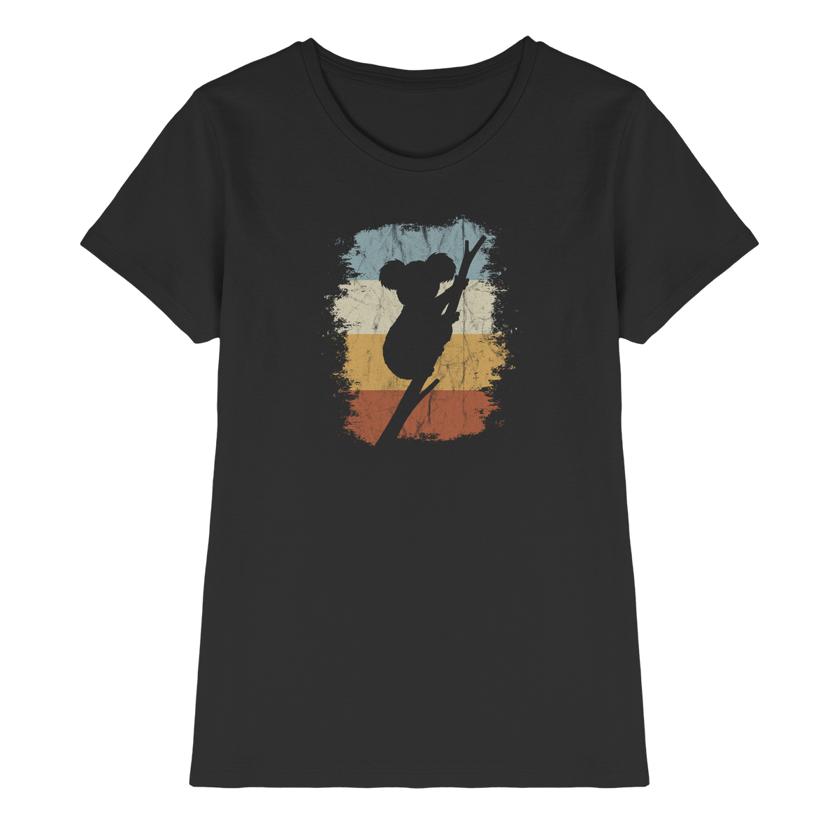 Retro kletternder Koala-Bär - Ladies Premium Shirt