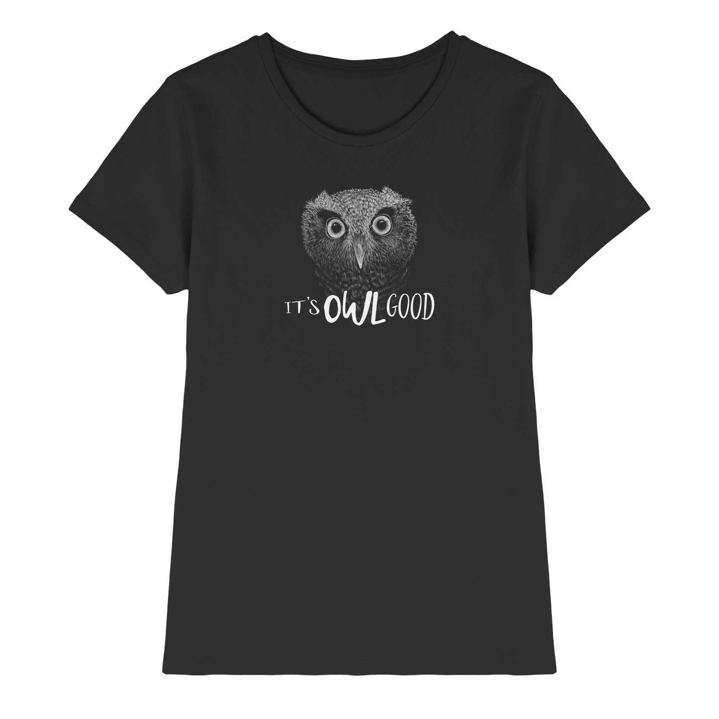 OWL Good | Kritzel-Kunst-Eule - Ladies Premium Shirt