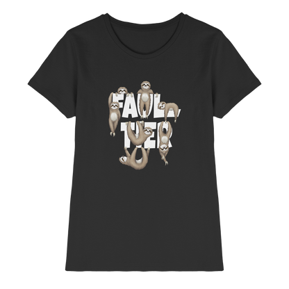 Viele gechillte Faultiere - Ladies Premium Shirt