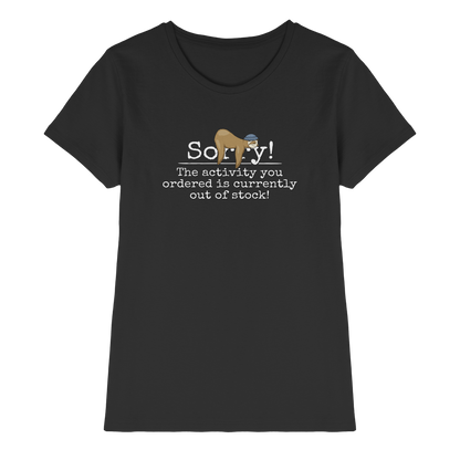 No-Activity Faultier - Ladies Premium Shirt