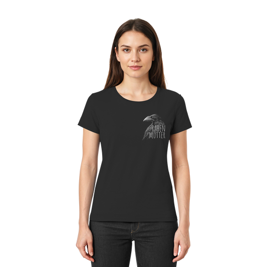 Rabenmutter schwarze Krähe Rabe - Ladies Premium Shirt