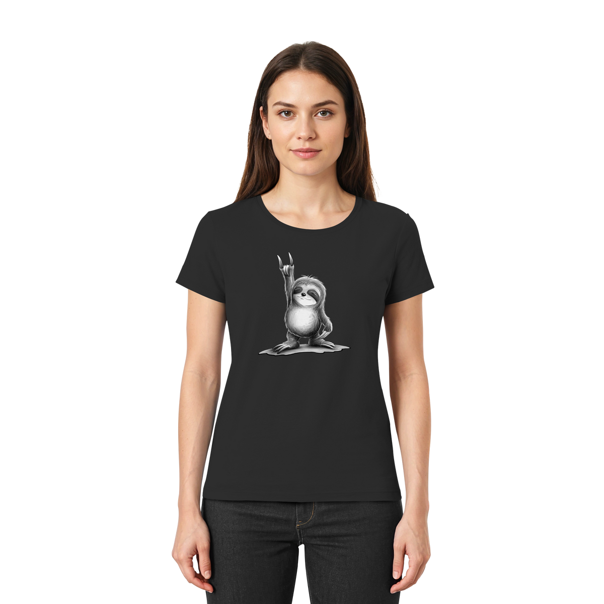 Rock On Party Faultier - Ladies Premium Shirt