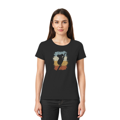 Retro kletternder Koala-Bär - Ladies Premium Shirt
