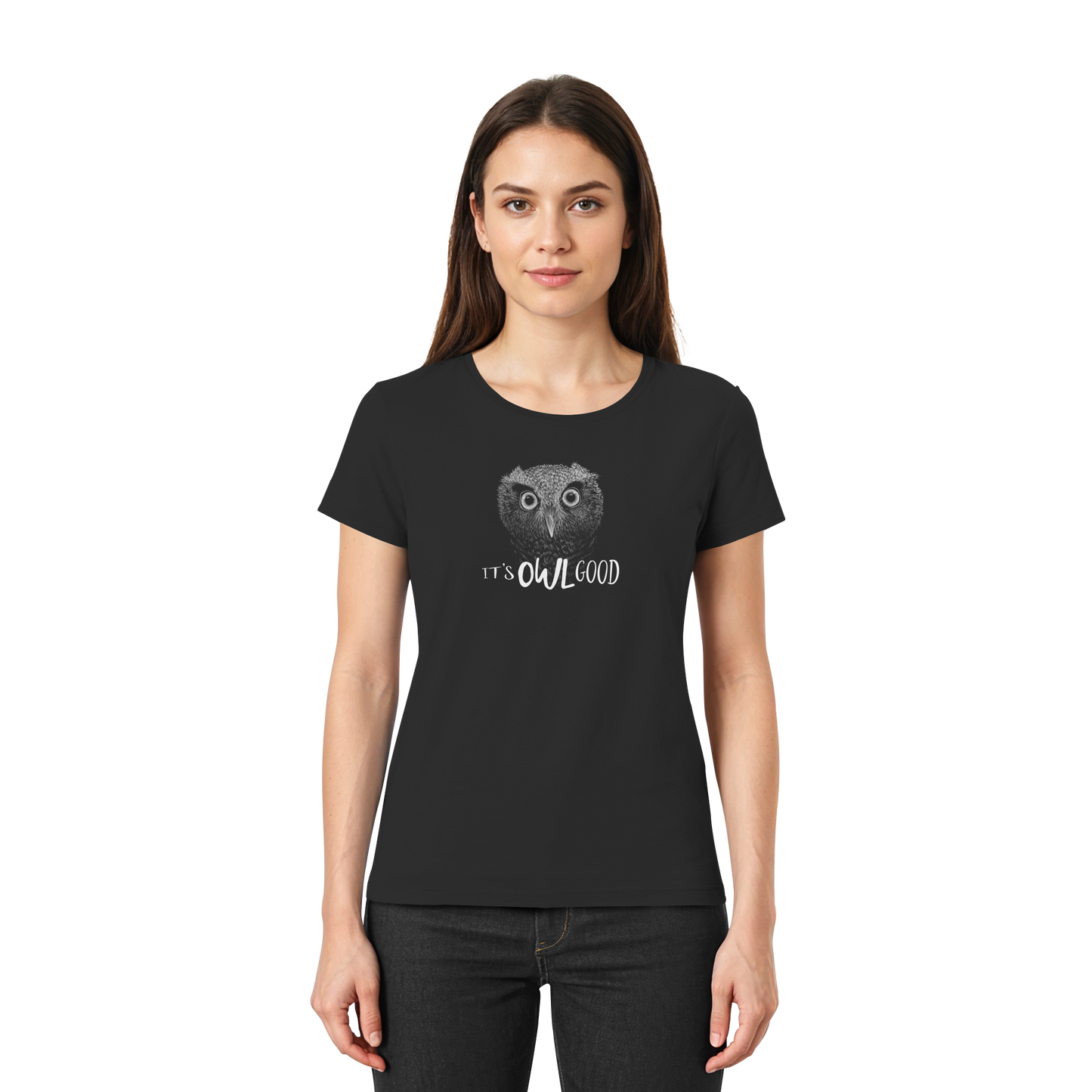 OWL Good | Kritzel-Kunst-Eule - Ladies Premium Shirt