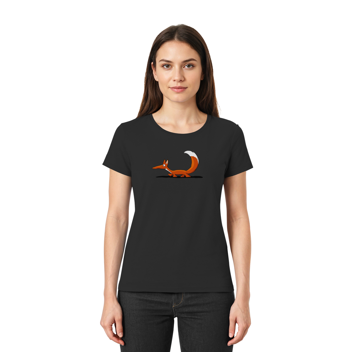 Lässiger cooler Fuchs | Mr. Fox, der Schleicher - Ladies Premium Shirt