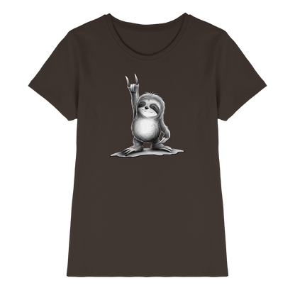 Rock On Party Faultier - Ladies Premium Shirt