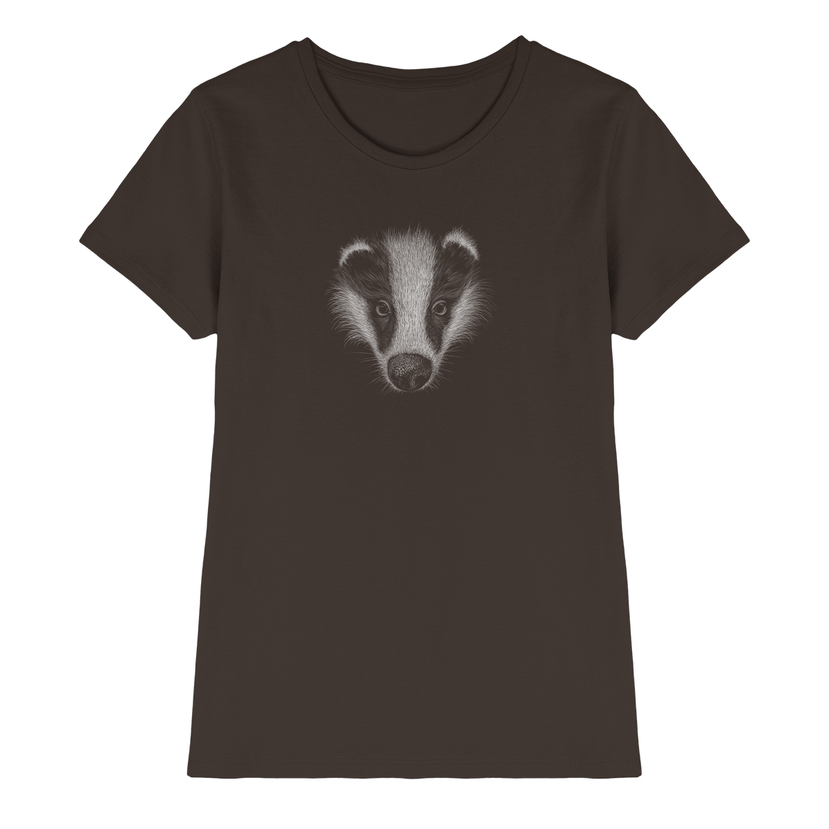 Kritzel-Kunst Dachs Illustration - Ladies Premium Shirt