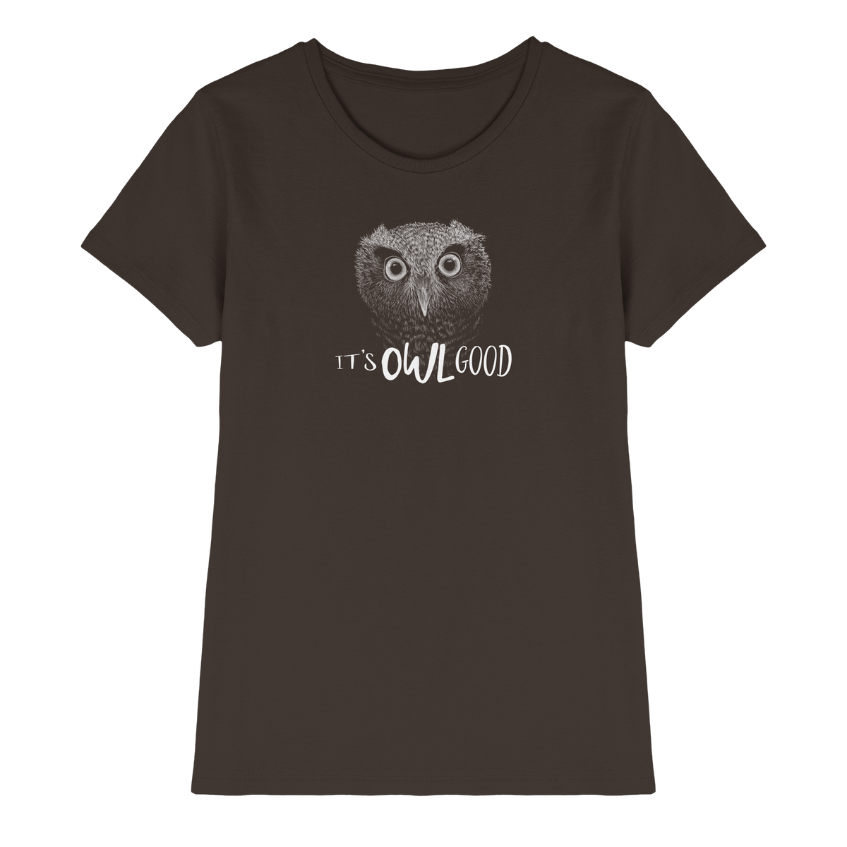OWL Good | Kritzel-Kunst-Eule - Ladies Premium Shirt