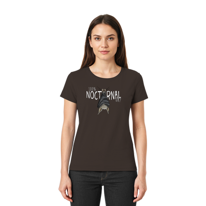 100% nachtaktive Fledermaus - Ladies Premium Shirt