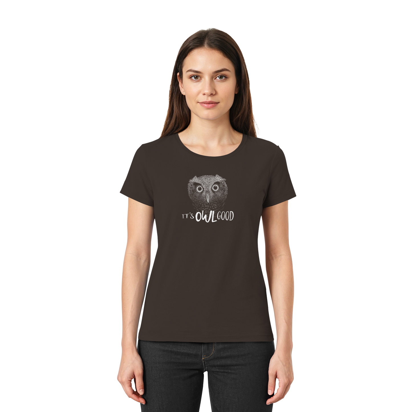 OWL Good | Kritzel-Kunst-Eule - Ladies Premium Shirt