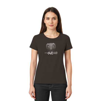 OWL Good | Kritzel-Kunst-Eule - Ladies Premium Shirt