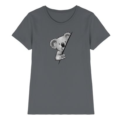 Koala Bär Illustration - Ladies Premium Shirt