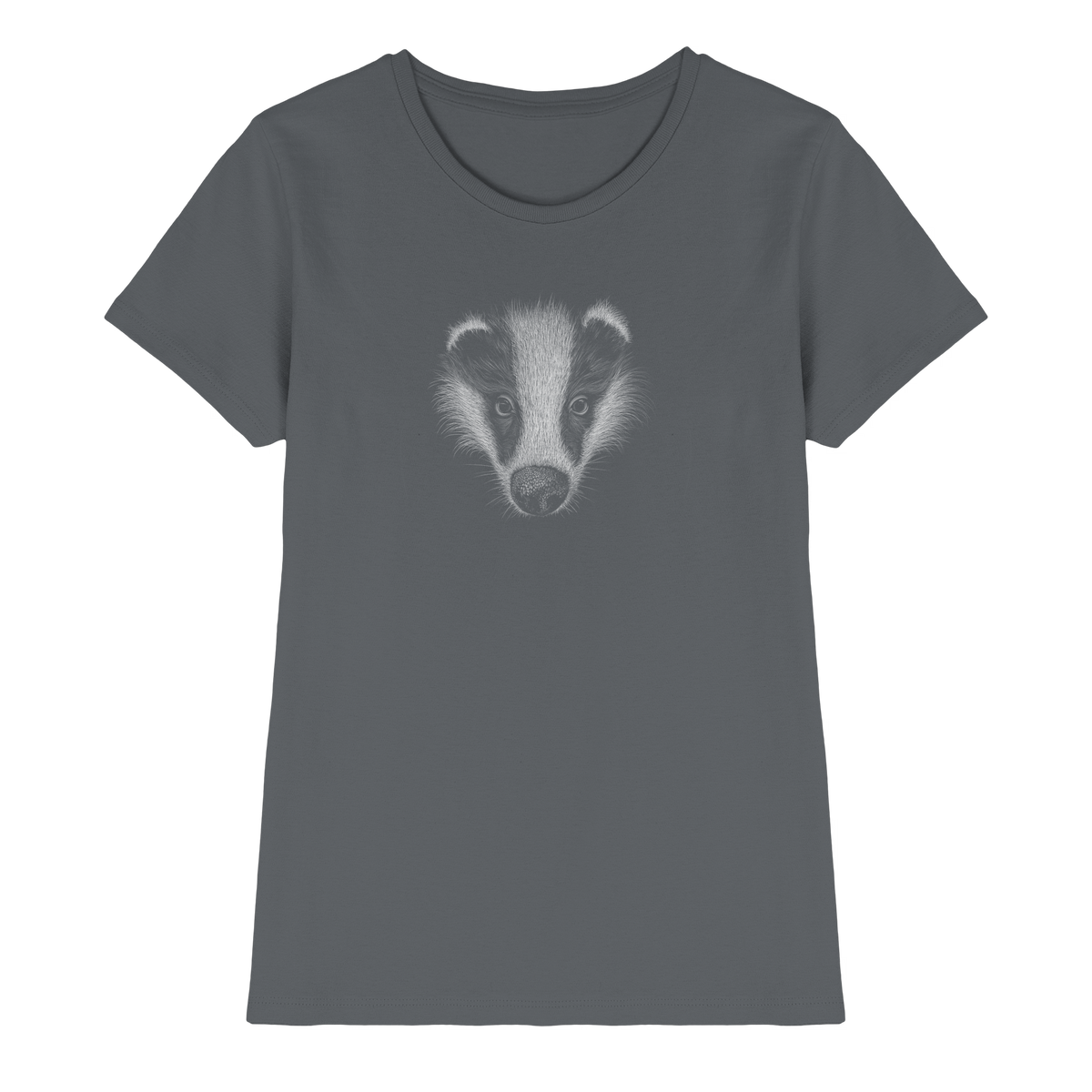 Kritzel-Kunst Dachs Illustration - Ladies Premium Shirt