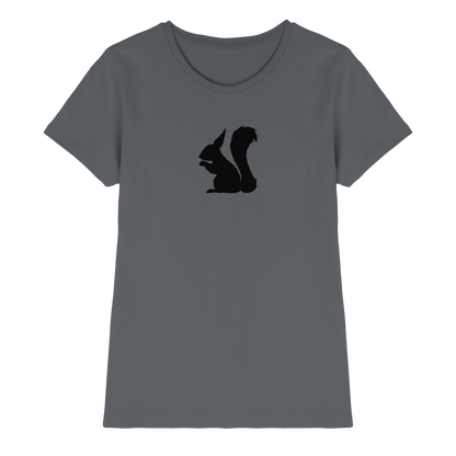 Eichhörnchen Silhouette - Ladies Premium Shirt