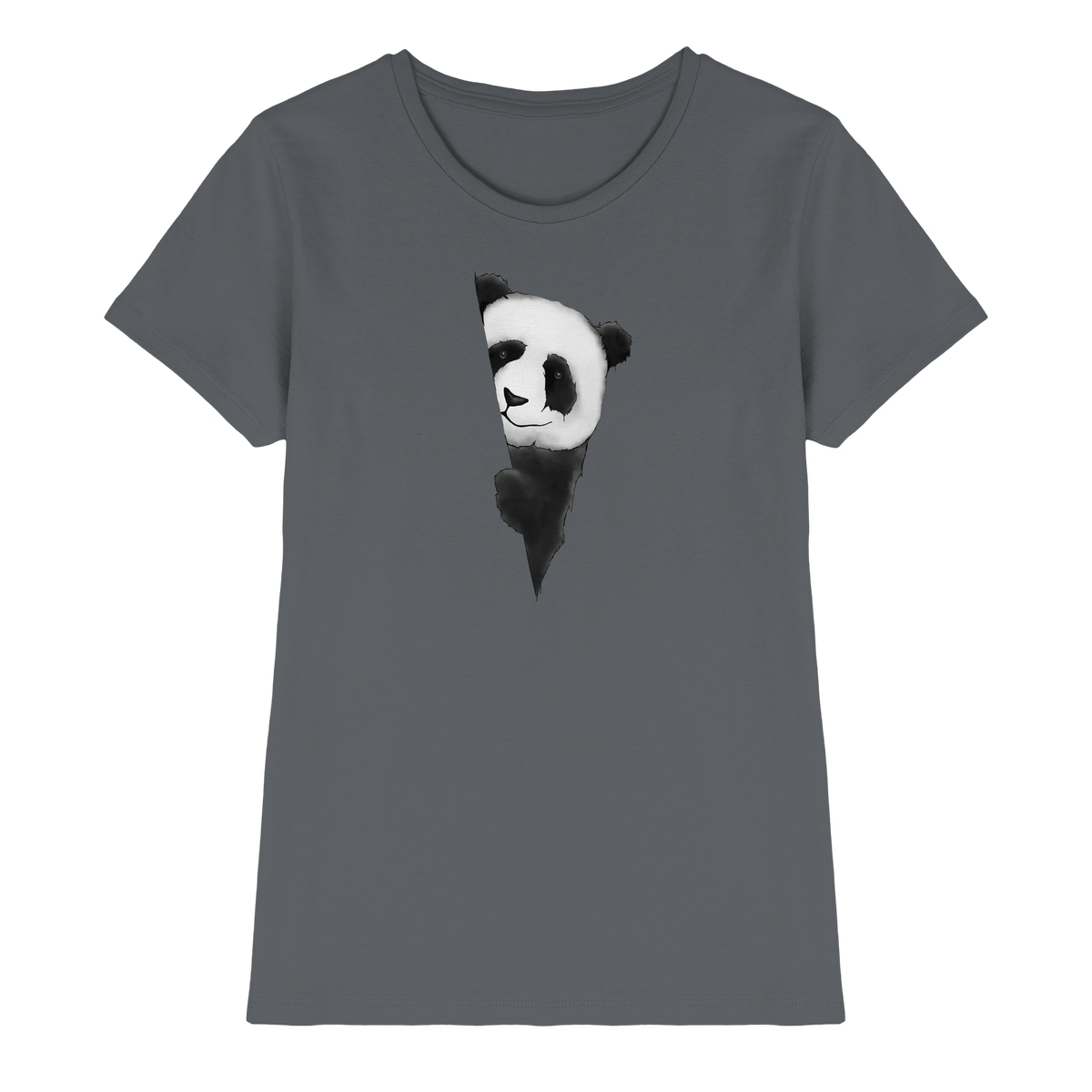 Panda Bär Illustration - Ladies Premium Shirt