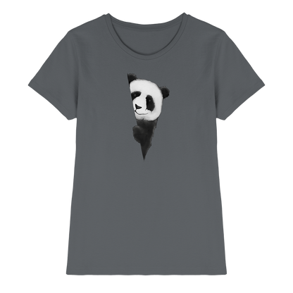 Panda Bär Illustration - Ladies Premium Shirt