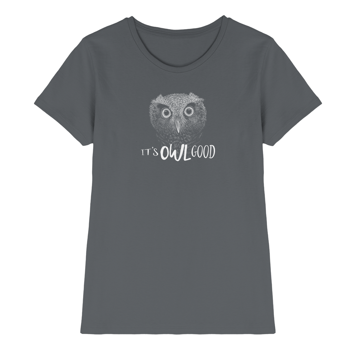 OWL Good | Kritzel-Kunst-Eule - Ladies Premium Shirt