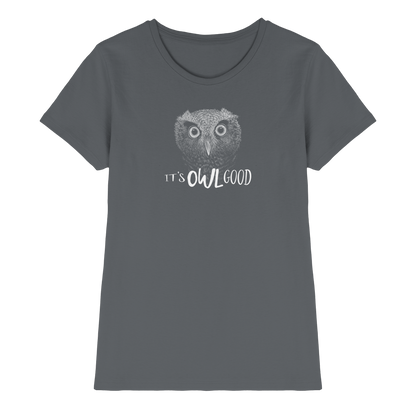 OWL Good | Kritzel-Kunst-Eule - Ladies Premium Shirt