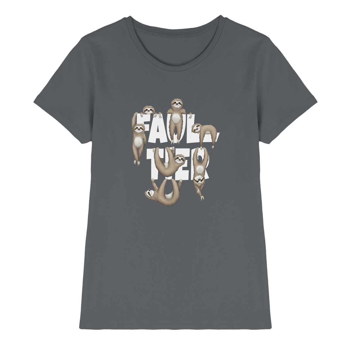 Viele gechillte Faultiere - Ladies Premium Shirt