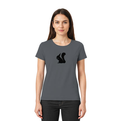 Eichhörnchen Silhouette - Ladies Premium Shirt