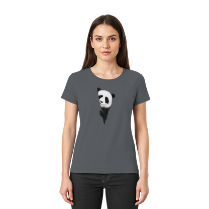 Panda Bär Illustration - Ladies Premium Shirt