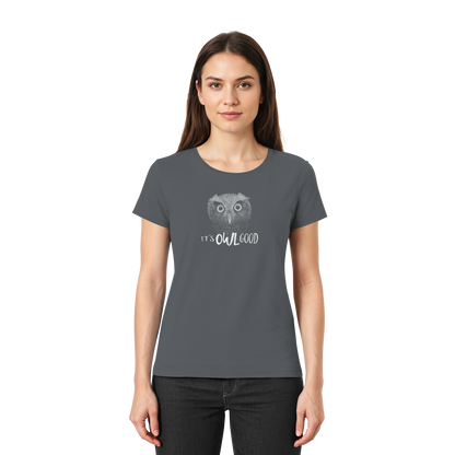 OWL Good | Kritzel-Kunst-Eule - Ladies Premium Shirt