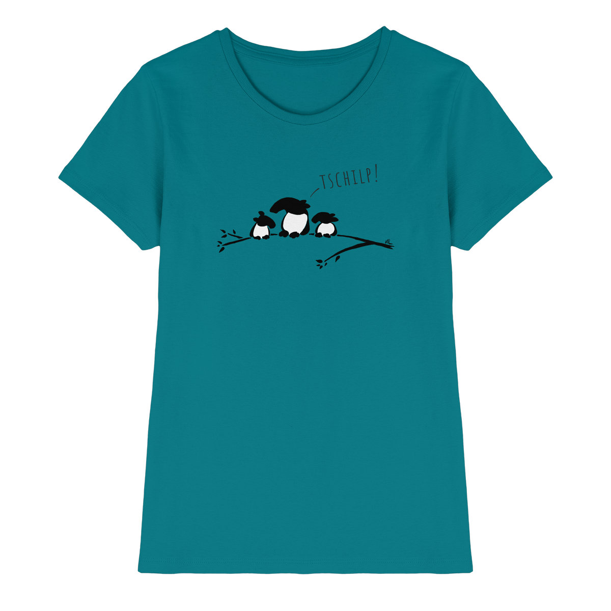 Drei kleine Tapir-Vögel - Ladies Premium Shirt