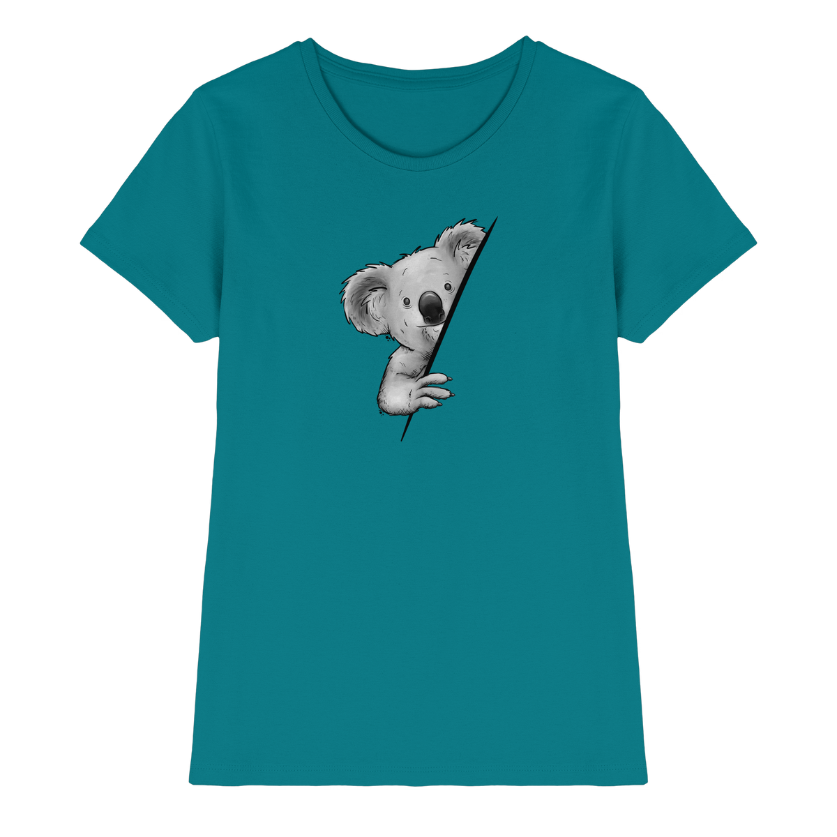Koala Bär Illustration - Ladies Premium Shirt