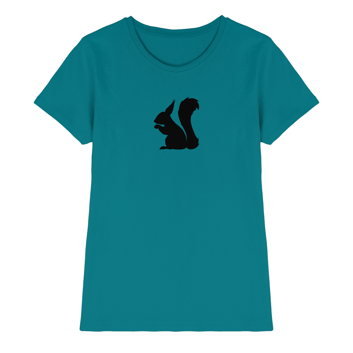 Eichhörnchen Silhouette - Ladies Premium Shirt