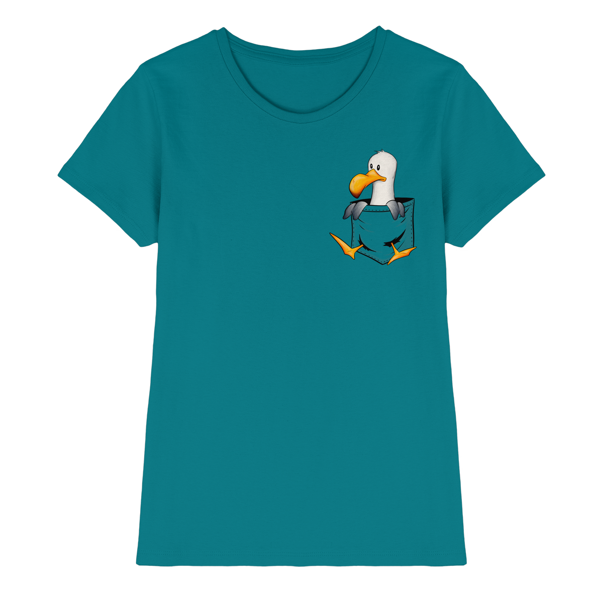 Kleine Möwe In Deiner Tasche - Ladies Premium Shirt