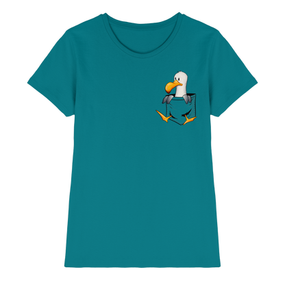 Kleine Möwe In Deiner Tasche - Ladies Premium Shirt