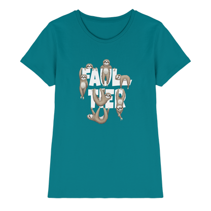Viele gechillte Faultiere - Ladies Premium Shirt