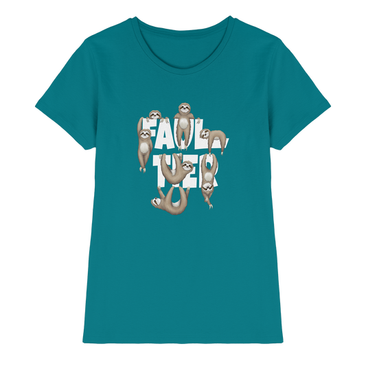 Viele gechillte Faultiere - Ladies Premium Shirt