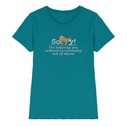 No-Activity Faultier - Ladies Premium Shirt