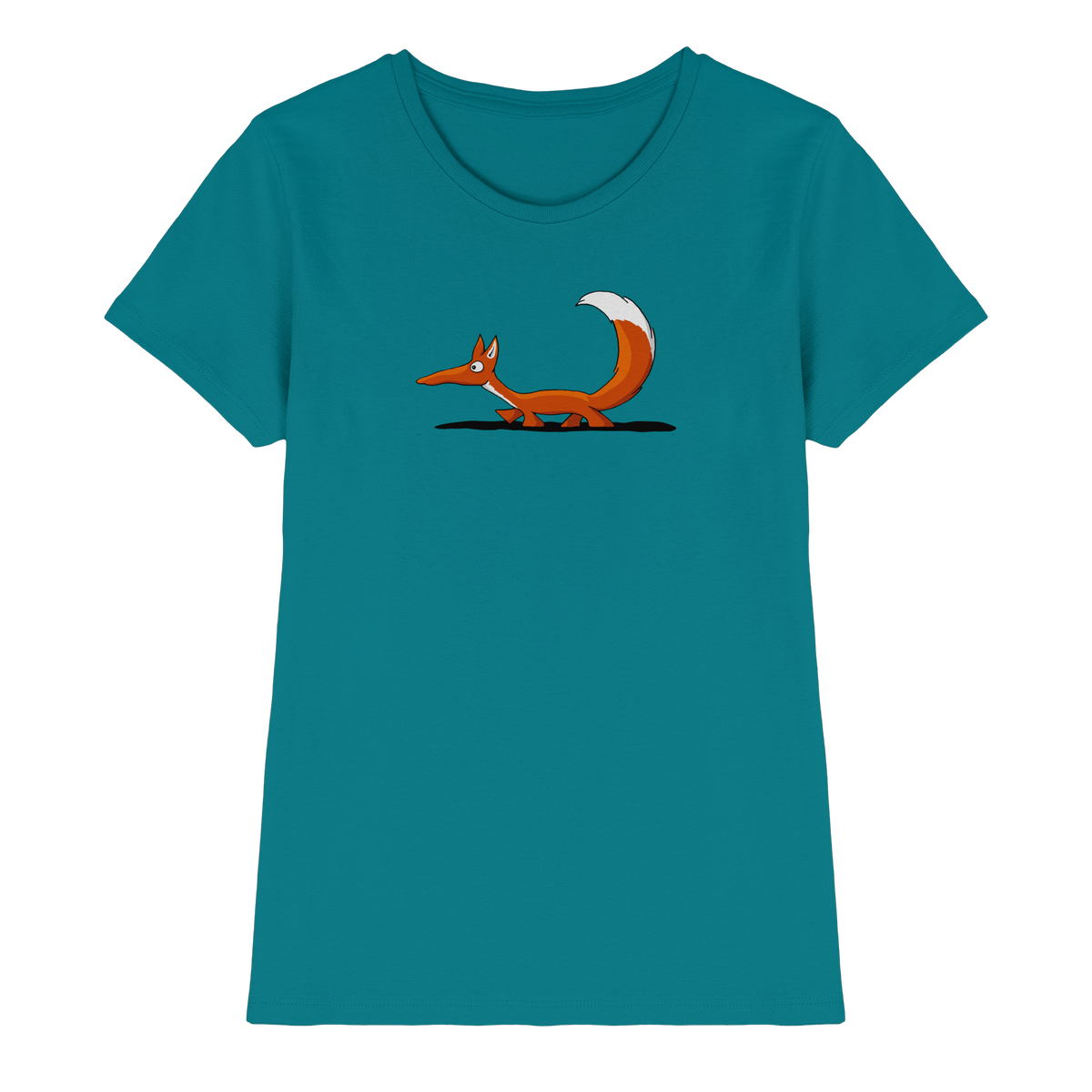 Lässiger cooler Fuchs | Mr. Fox, der Schleicher - Ladies Premium Shirt