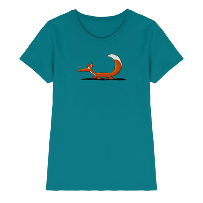Lässiger cooler Fuchs | Mr. Fox, der Schleicher - Ladies Premium Shirt